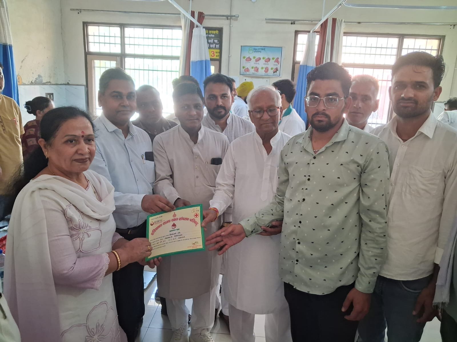 Mega health check-up camp organized at Community Health Centre, Odha, under the 'Seva Sankalp Abhiyan'