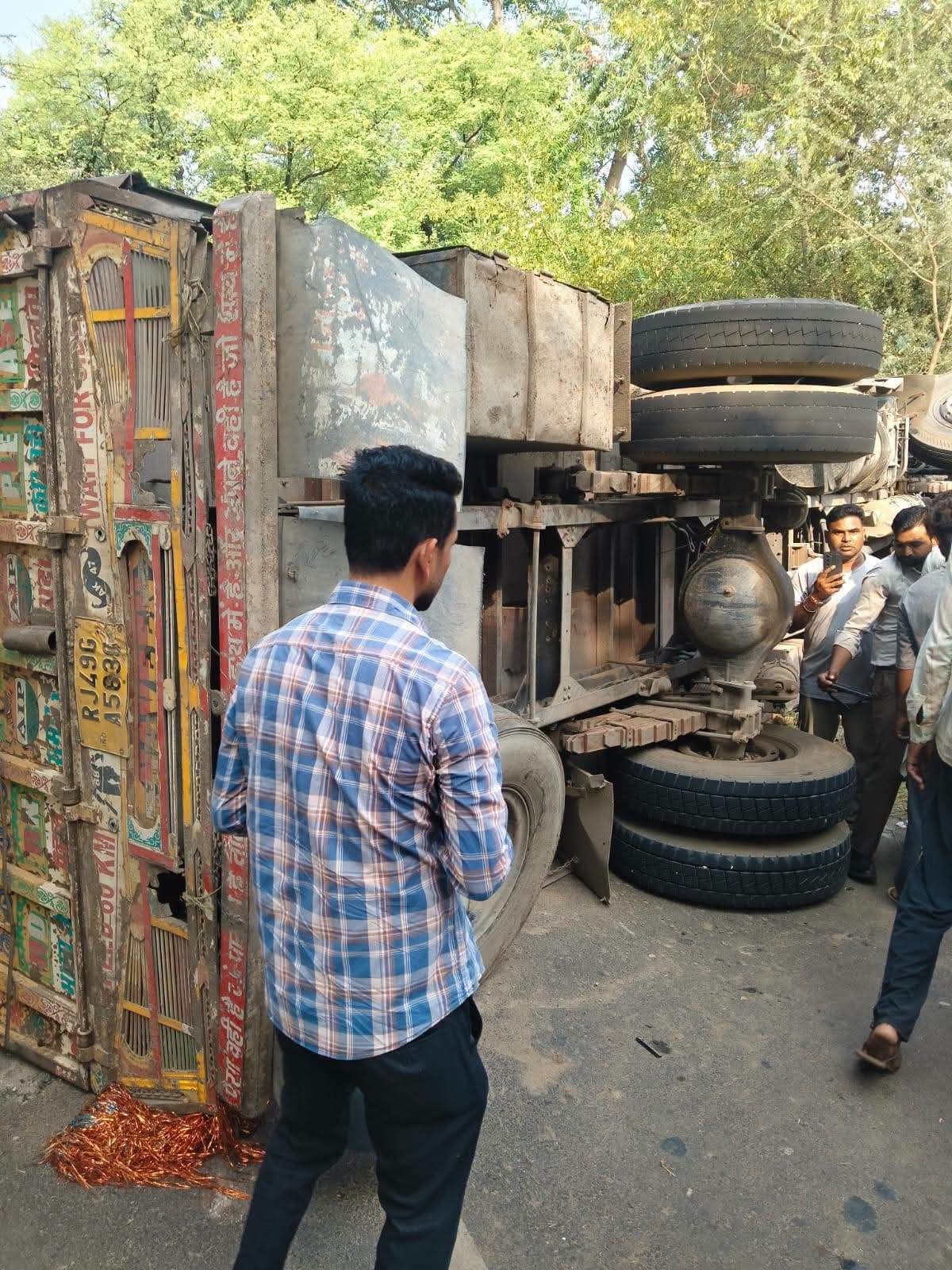 Collision involving a truck, tractor-trolley, and motorcycle near Mallekan in Sirsa; 3 dead, 5 in critical condition.